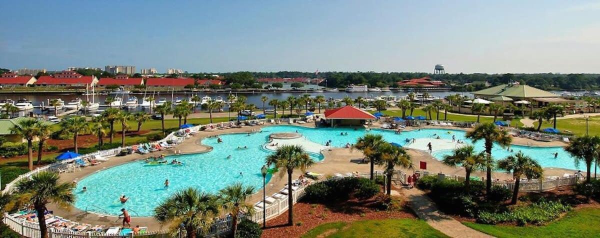 Waterfront Luxury Huge Condo With 15000Sf Pool Myrtle Beach Exterior photo
